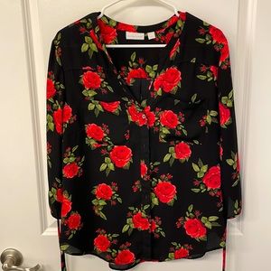 New York & Company Floral Top